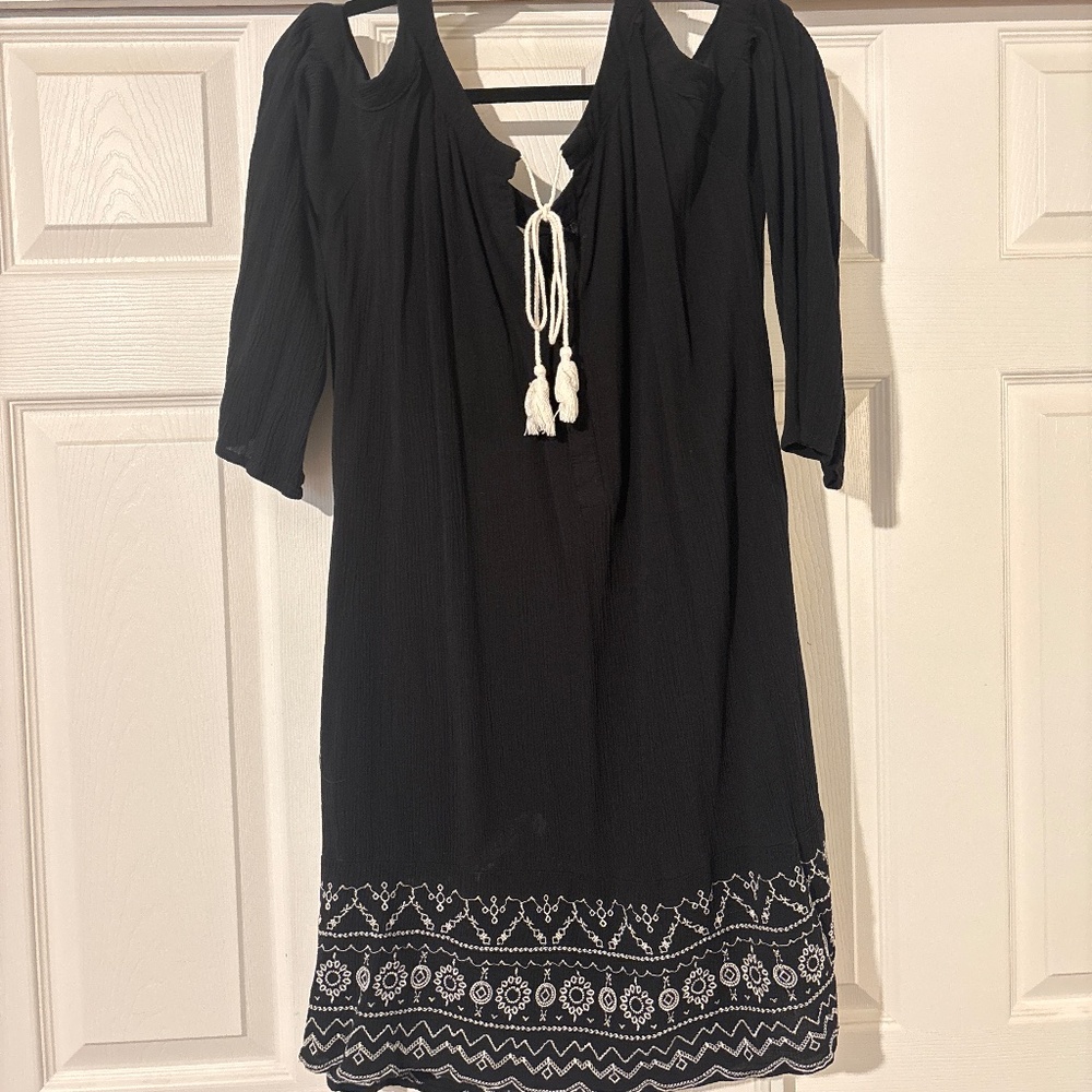 Black Western dress
